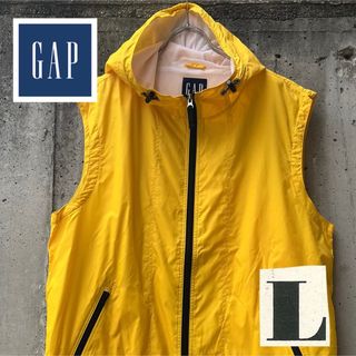 ギャップ(GAP)の希少90s デッドストックGapギャップナイロンフードベスト　テック系(ベスト)