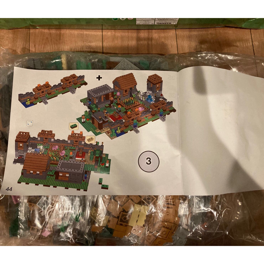 箱無しセール-フルサイズ！レゴ互換-マインク-大きな村-テックニック-フィギュア キッズ/ベビー/マタニティのおもちゃ(積み木/ブロック)の商品写真