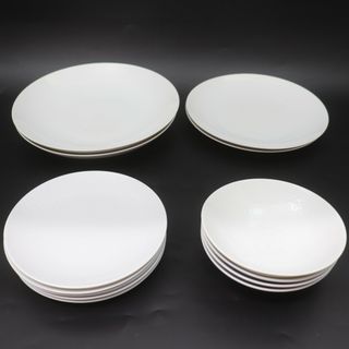 Rosenthal - ITDVI8LCVD1G ローゼンタール CLASSIC ROSE クラシックローズ ホワイト 浮き彫り模様 13点セット プレート 皿 食器