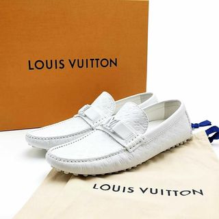 ルイヴィトン(LOUIS VUITTON)の美品 ルイヴィトン ドライビングシューズ ホッケンハイム 3-24032905(デッキシューズ)