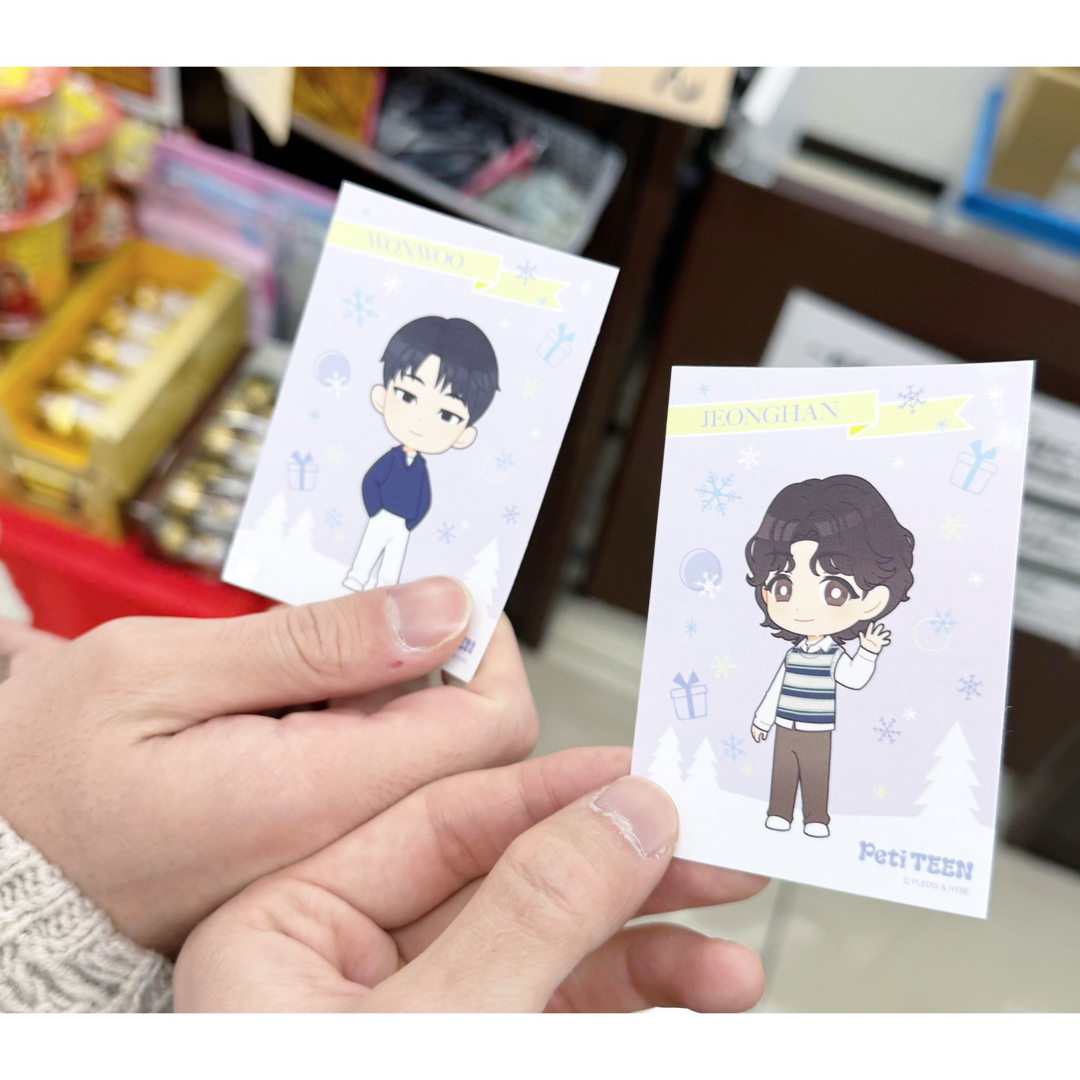 SEVENTEEN(セブンティーン)のSEVENTEEN ジョンハン　スタンプラリー　トレカ PetiTEEN エンタメ/ホビーのタレントグッズ(アイドルグッズ)の商品写真