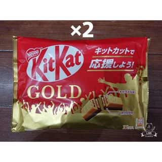 キットカット(キットカット)のネスレ キットカット ゴールド 2袋(菓子/デザート)