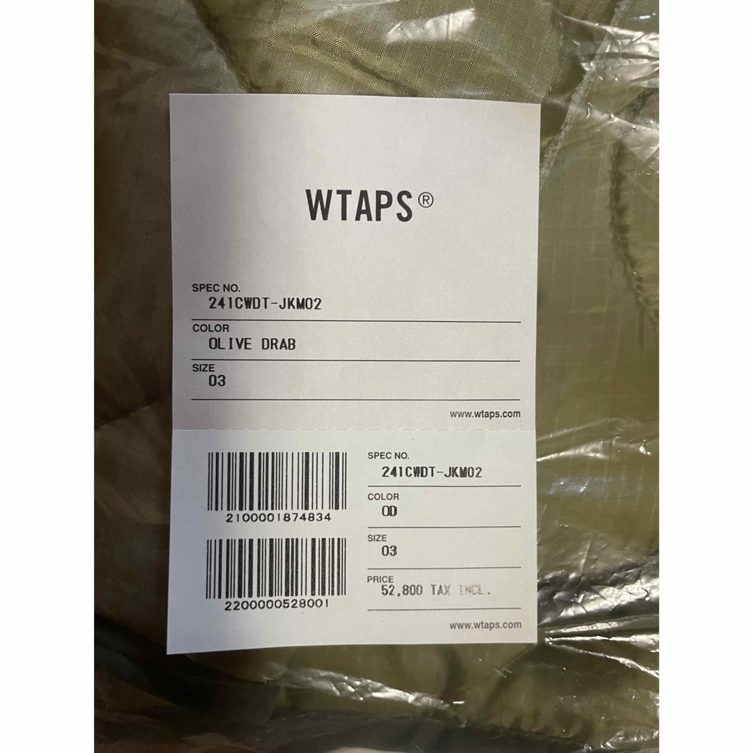 W)taps(ダブルタップス)の新品未使用 24SS WTAPS WLJ JACKET OD 03 L メンズのジャケット/アウター(その他)の商品写真