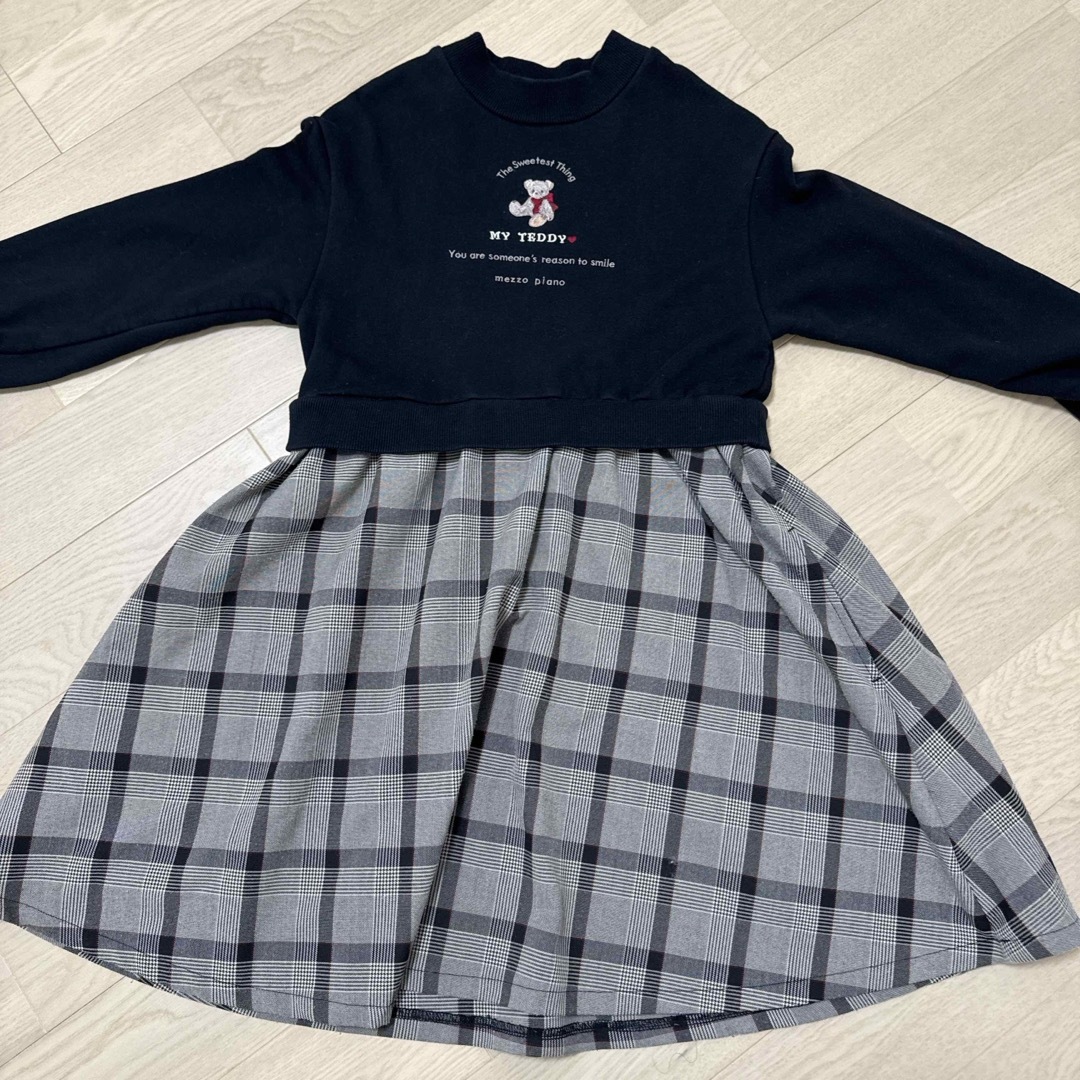 mezzo piano junior(メゾピアノジュニア)のメゾピアノジュニアのワンピース キッズ/ベビー/マタニティのキッズ服女の子用(90cm~)(ワンピース)の商品写真