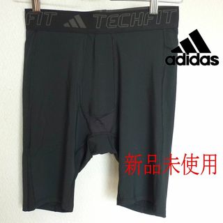 アディダス(adidas)の 大きいサイズ(2XL)アディダス黒テックフィット ショートタイツ(トレーニング用品)