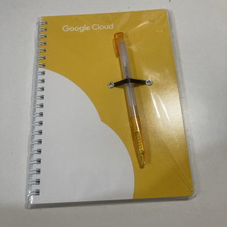 GoogleCloud  リングノート　A5  ボールペン　ノベルティ　レア(ノート/メモ帳/ふせん)