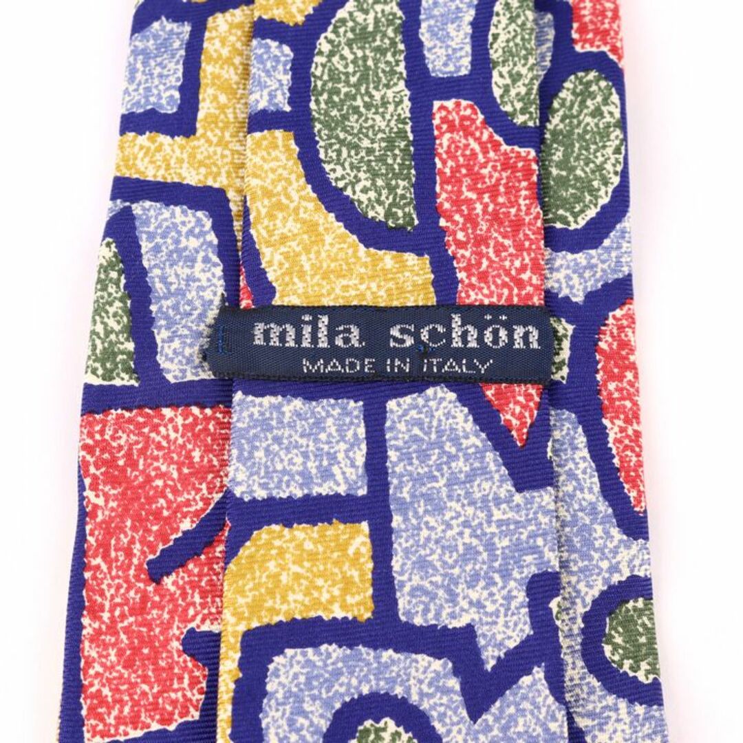 mila schon(ミラショーン)のミラショーン ブランドネクタイ 総柄 シルク イタリア製 メンズ マルチカラー mila schon メンズのファッション小物(ネクタイ)の商品写真