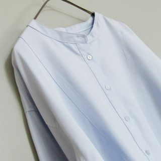 Denifits　デニフィッツ　バンドカラーチュニック　Lサイズ(チュニック)