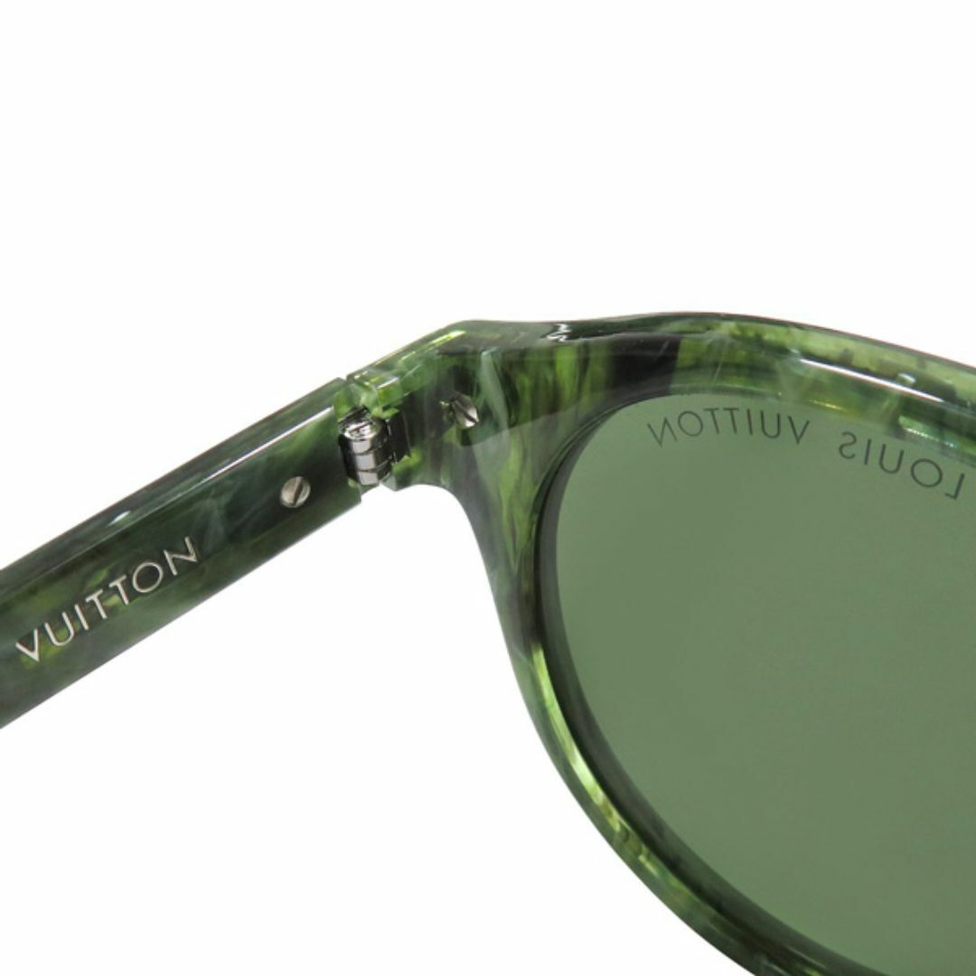 LOUIS VUITTON(ルイヴィトン)の極美品 ルイヴィトン 2023AW Z2023U LV シグネチャー・ラウンド マーブル モチーフ サングラス メガネ アイウェア ケース付き 46408 メンズのファッション小物(サングラス/メガネ)の商品写真