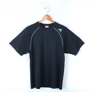 アディダス(adidas)のアディダス 半袖Tシャツ ワンポイントロゴ スポーツウエア クライマ365 メンズ Lサイズ ネイビー adidas(Tシャツ/カットソー(半袖/袖なし))