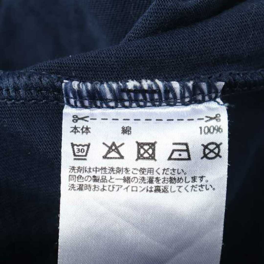 adidas(アディダス)のアディダス 半袖Tシャツ ビッグロゴT スポーツウエア メンズ Mサイズ 紺×白 adidas メンズのトップス(Tシャツ/カットソー(半袖/袖なし))の商品写真