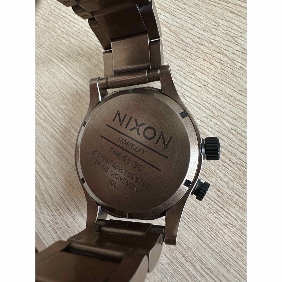 NIXON(ニクソン)の NIXON/ニクソン 51-30 アンティークカッパー ブラック メンズの時計(腕時計(アナログ))の商品写真