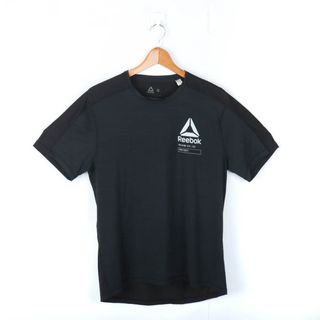 リーボック(Reebok)のリーボック 半袖Tシャツ ロゴT スポーツウエア アクティブチル 大きいサイズ メンズ Oサイズ ブラック Reebok(Tシャツ/カットソー(半袖/袖なし))