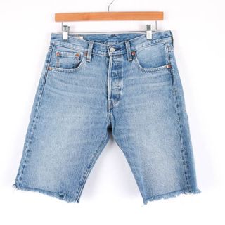 リーバイストラウスシグネチャー デニムパンツ クロップドパンツ ジーンズ 501 メンズ 30サイズ ブルー LEVI STRAUSS Signature(ジャージ)