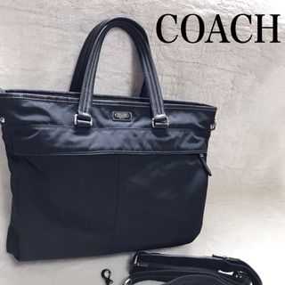 COACH - COACH コーチ 2way ビジネスバッグ ショルダーバッグ ブリーフケース