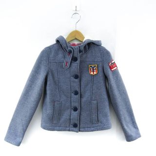 トミーガール(tommy girl)のトミーガール ダッフルコート アウター ブルゾン 裏起毛 レディース Sサイズ グレー tommy girl(ダッフルコート)