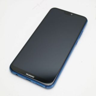 ファーウェイ(HUAWEI)のSIMフリー HUAWEI P20 lite ブルー 白ロム  M222(スマートフォン本体)