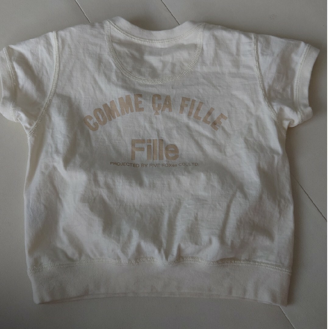 COMME ÇA COLLECTION(コムサコレクション)のCOMME CA FILLE Tシャツ(90) キッズ/ベビー/マタニティのキッズ服女の子用(90cm~)(Tシャツ/カットソー)の商品写真