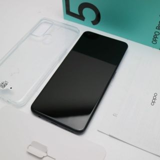 オッポ(OPPO)の超美品 SIMフリー OPPO Reno5 A シルバーブラック M222(スマートフォン本体)