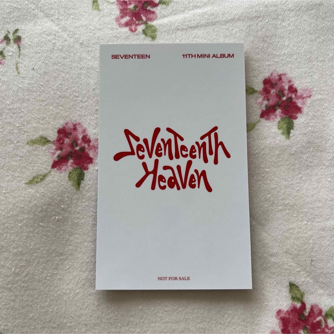 SEVENTEEN(セブンティーン)のSEVENTEEN セブチ HEAVEN Thanksキャンペーン バーノン エンタメ/ホビーのタレントグッズ(アイドルグッズ)の商品写真