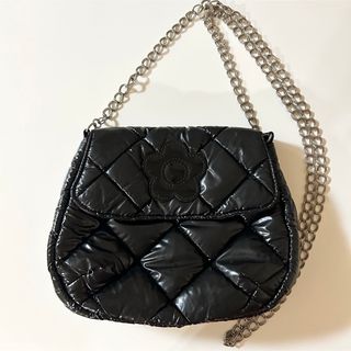 マリークワント(MARY QUANT)のMARY QUANT マリークワント ショルダーバッグ ブラック キルティング(ショルダーバッグ)