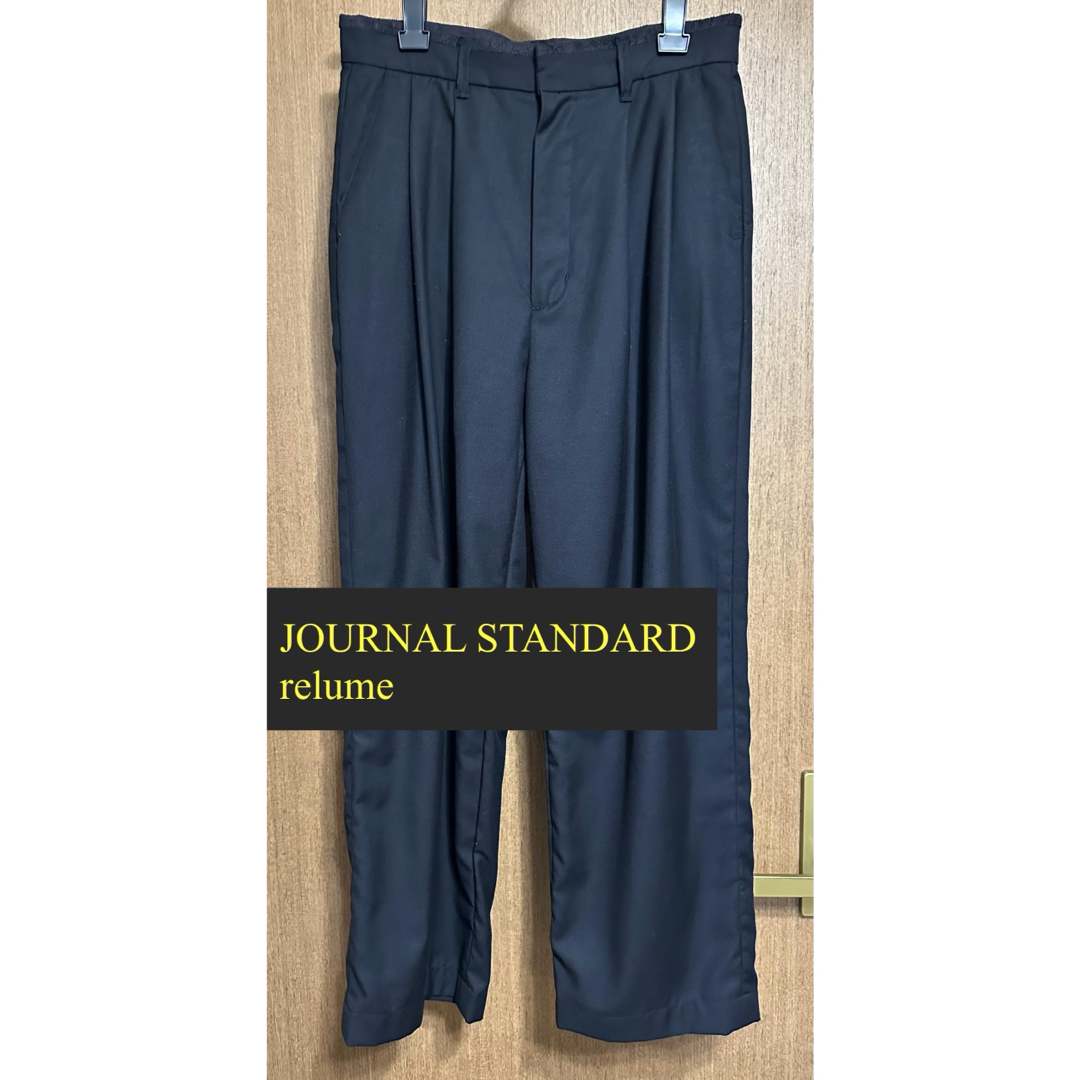 JOURNAL STANDARD relume(ジャーナルスタンダードレリューム)のJOURNAL STANDARD relume ダブルタックワイドパンツ レディースのパンツ(その他)の商品写真