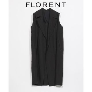 フローレント(FLORENT)の【美品】新作！FLORENT テーラードロングジレ(ベスト/ジレ)