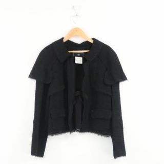 シャネル(CHANEL)の美品 CHANEL シャネル 07C (P29966V20111) ツイードジャケット 38 コットン ウール 他 レディース AY5329W3 (ロングコート)