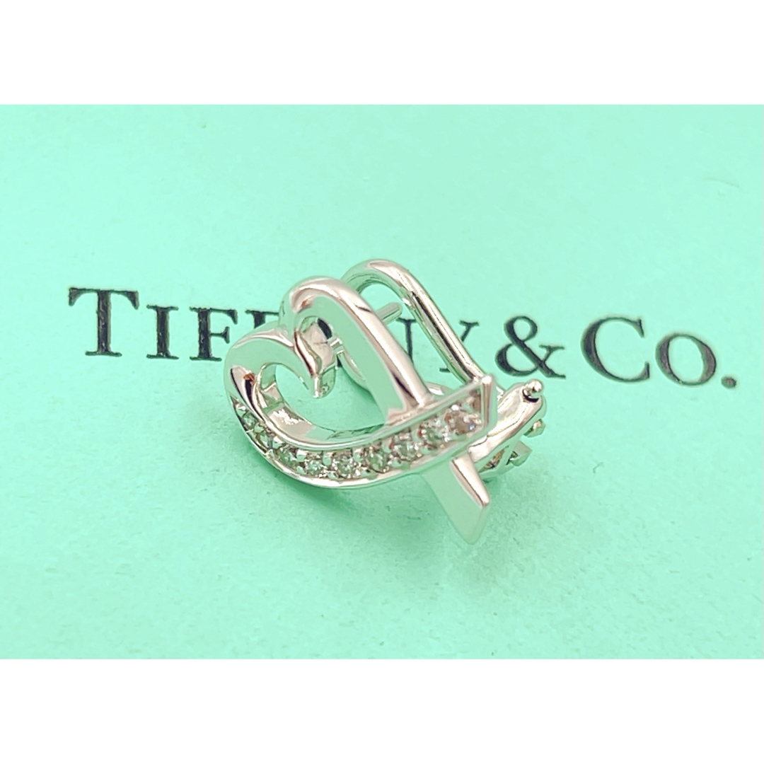 Tiffany & Co.(ティファニー)の値引き不可美品TIFFANY&Co.ティファニーピアス　K18 WG 右耳のみ レディースのアクセサリー(ピアス)の商品写真