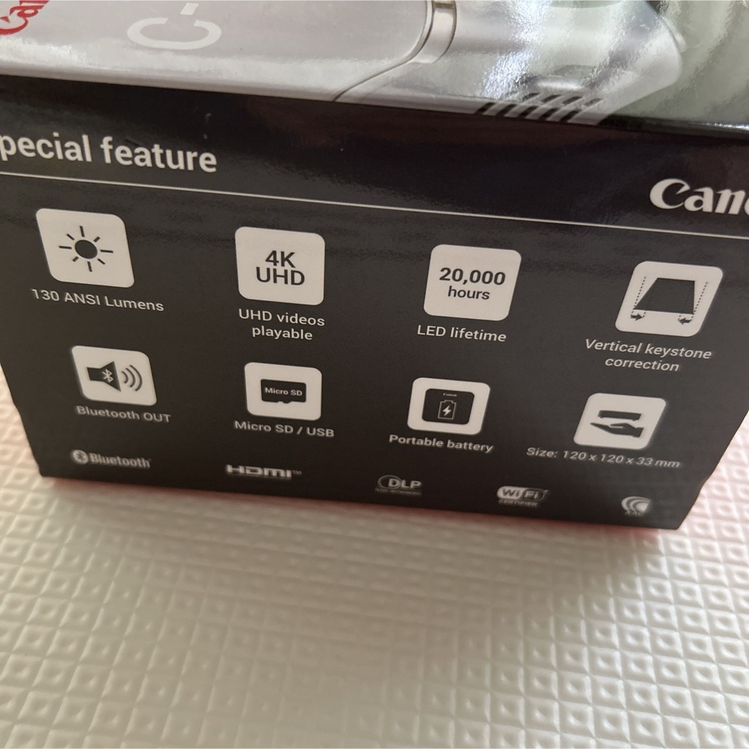 Canon(キヤノン)のCanon ミニプロジェクター C-13W スマホ/家電/カメラのスマホ/家電/カメラ その他(その他)の商品写真