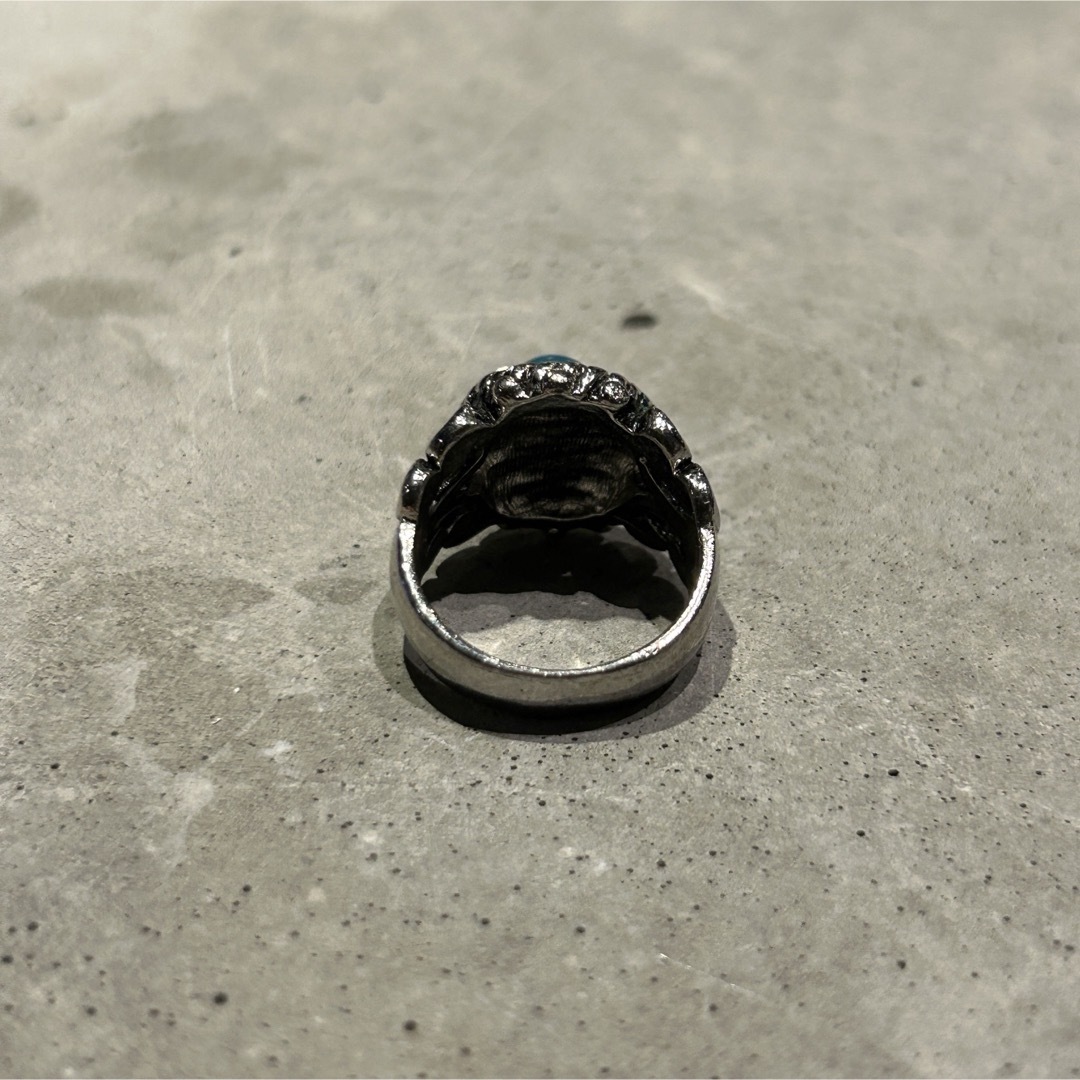 VINTAGE ヴィンテージ ストーンデザインシルバーリング/アクセサリー メンズのアクセサリー(リング(指輪))の商品写真