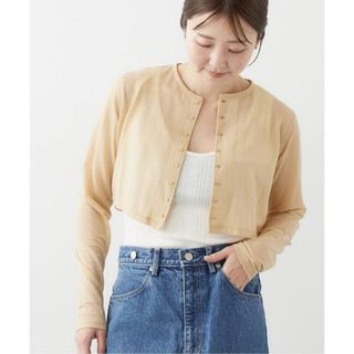 プラージュ(Plage)の【美品】Plage janesmith sheer short カーディガン(カーディガン)