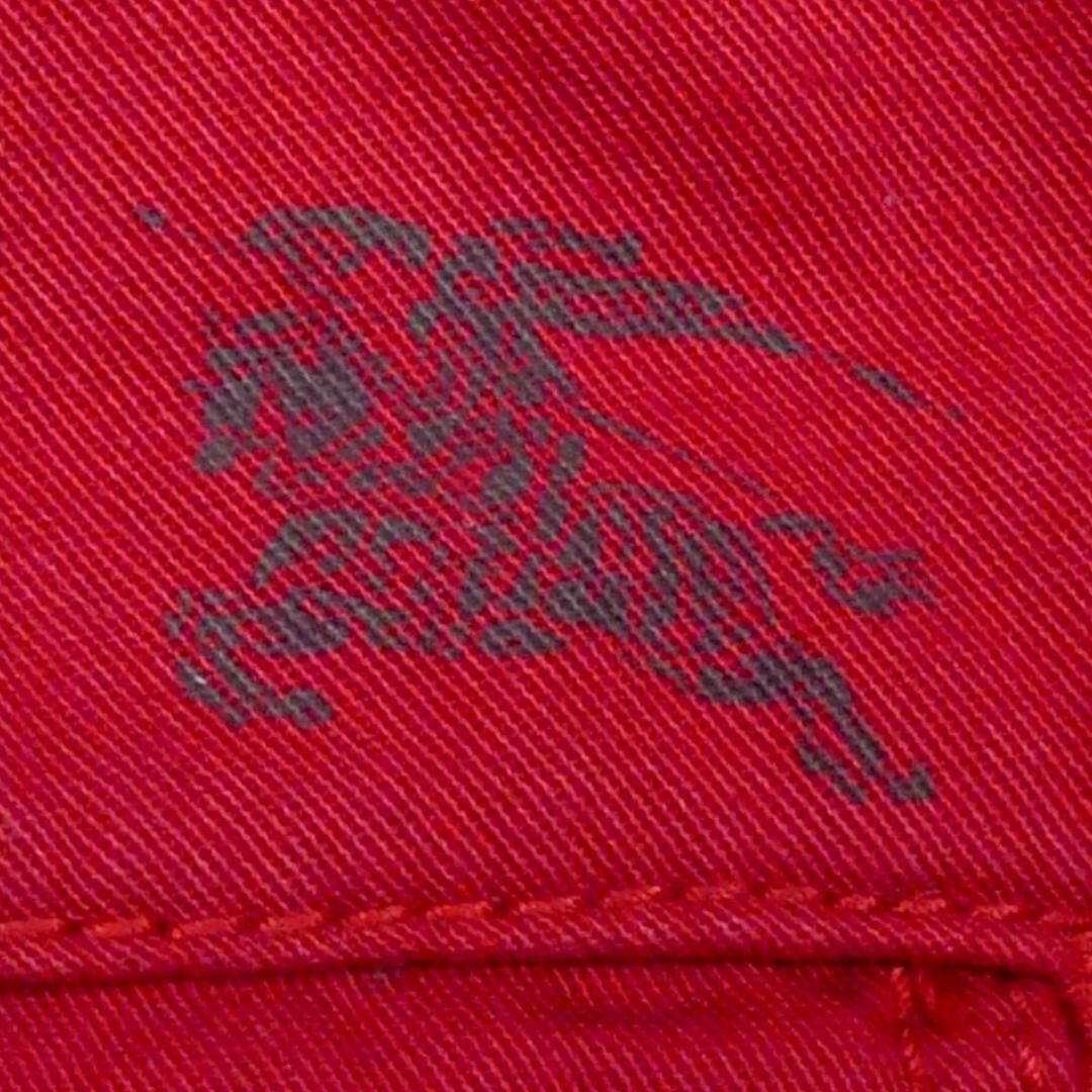 BURBERRY BLACK LABEL(バーバリーブラックレーベル)の廃盤 バーバリーブラックレーベル ハーフパンツ クロップドパンツ 赤 JJ869 メンズのパンツ(ショートパンツ)の商品写真