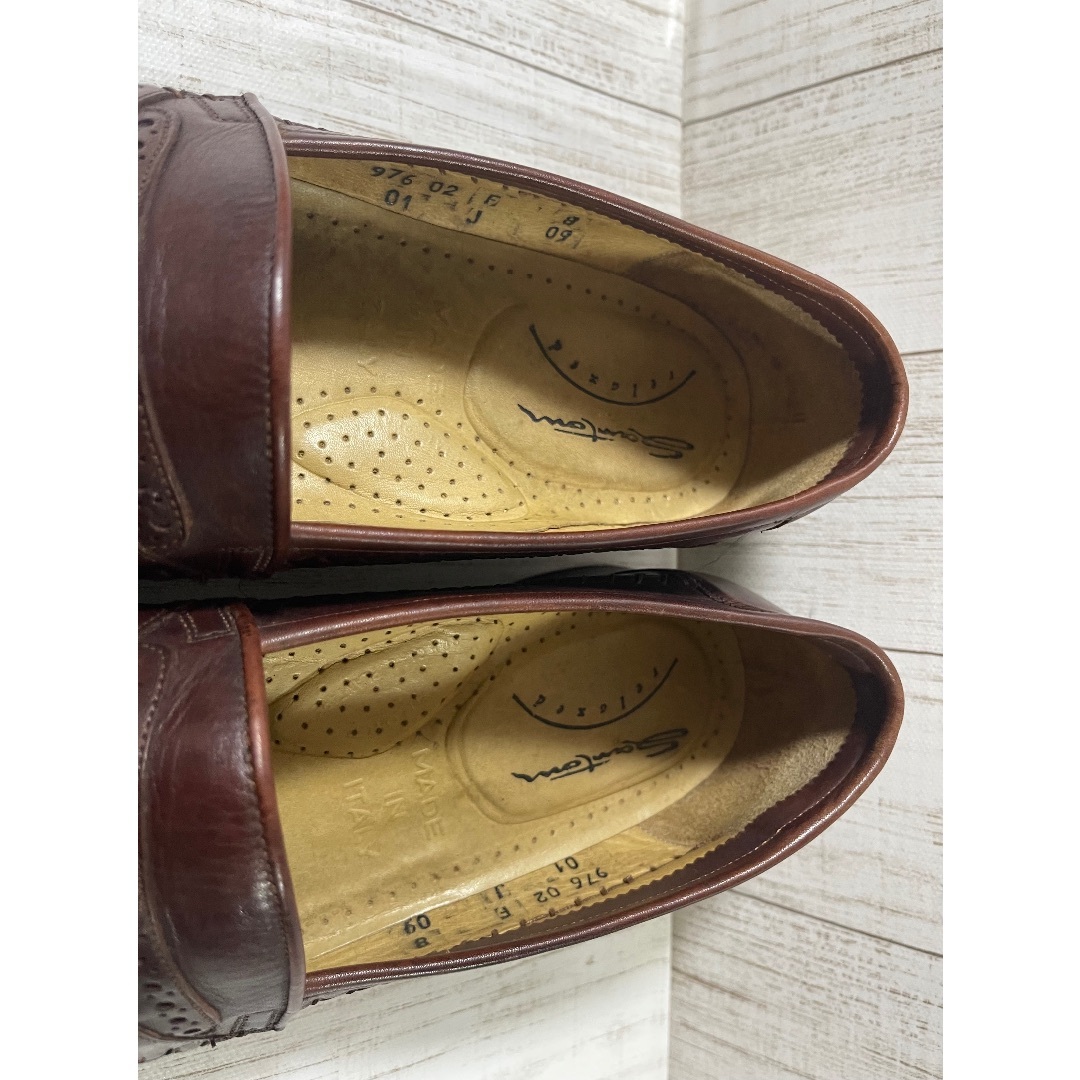 Santoni Andrea タッセル レザーローファー | ブラウン