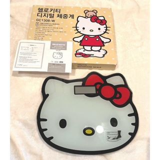 sanrio公式ライセンス品　ハローキティー　キティちゃん体重計GC1308-W