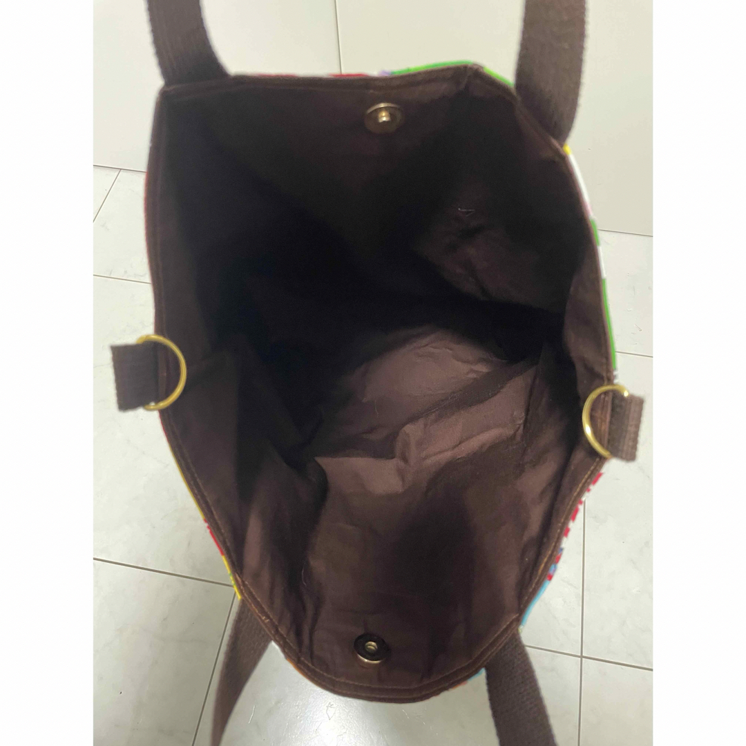 ハンドメイド90 縦長大きめトートバッグ　2wayバッグ② ハンドメイドのファッション小物(バッグ)の商品写真
