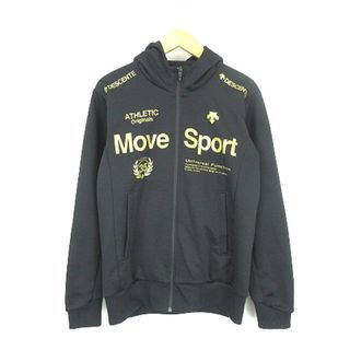 デサント(DESCENTE)のデサント DESCENTE Move Sport パーカー スポーツウェア黒 M(パーカー)