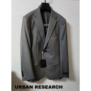アーバンリサーチ(URBAN RESEARCH)の【新品未使用】URBAN RESEARCH comeroストライプスーツ（48）(セットアップ)