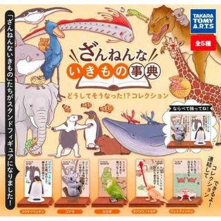 ●新品●カプセル　ざんねんないきもの事典 フィギュア全5種