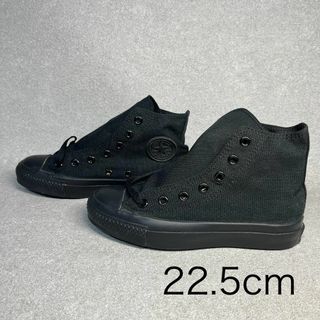 CONVERSE ハイカットブラックモノクローム M3310 22.5 ★ALL(スニーカー)