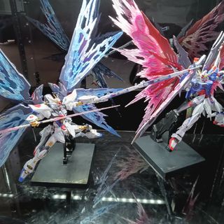 バンダイ(BANDAI)のメタルビルド　ストライクフリーダム＋ディスティニーガンダム 魂ネイション限定(アニメ/ゲーム)