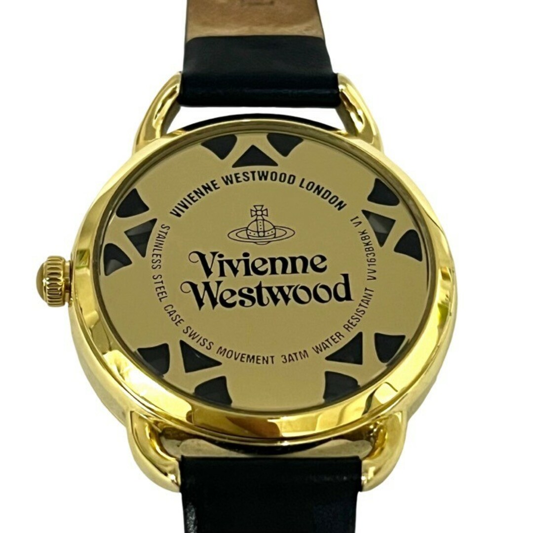 Vivienne Westwood(ヴィヴィアンウエストウッド)のVivienne Westwood ヴィヴィアンウエストウッド 腕時計 VV163BKBK QZ クオーツ ブラック 稼働品 一式付属 【美品】 42403K27 レディースのファッション小物(腕時計)の商品写真