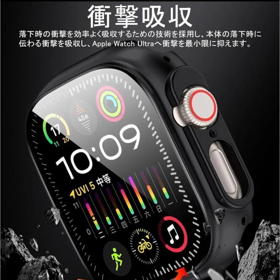 新品未開封 Apple Watch Ultraガラスフィルムセット　ブラック スマホ/家電/カメラの生活家電(その他)の商品写真