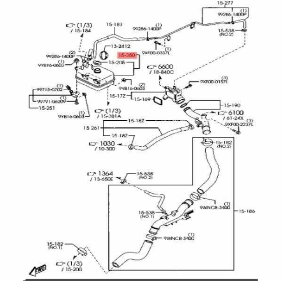 マツダ(マツダ)のマツダ ロードスター タンク サブ (LF) 自動車/バイクの自動車(車種別パーツ)の商品写真