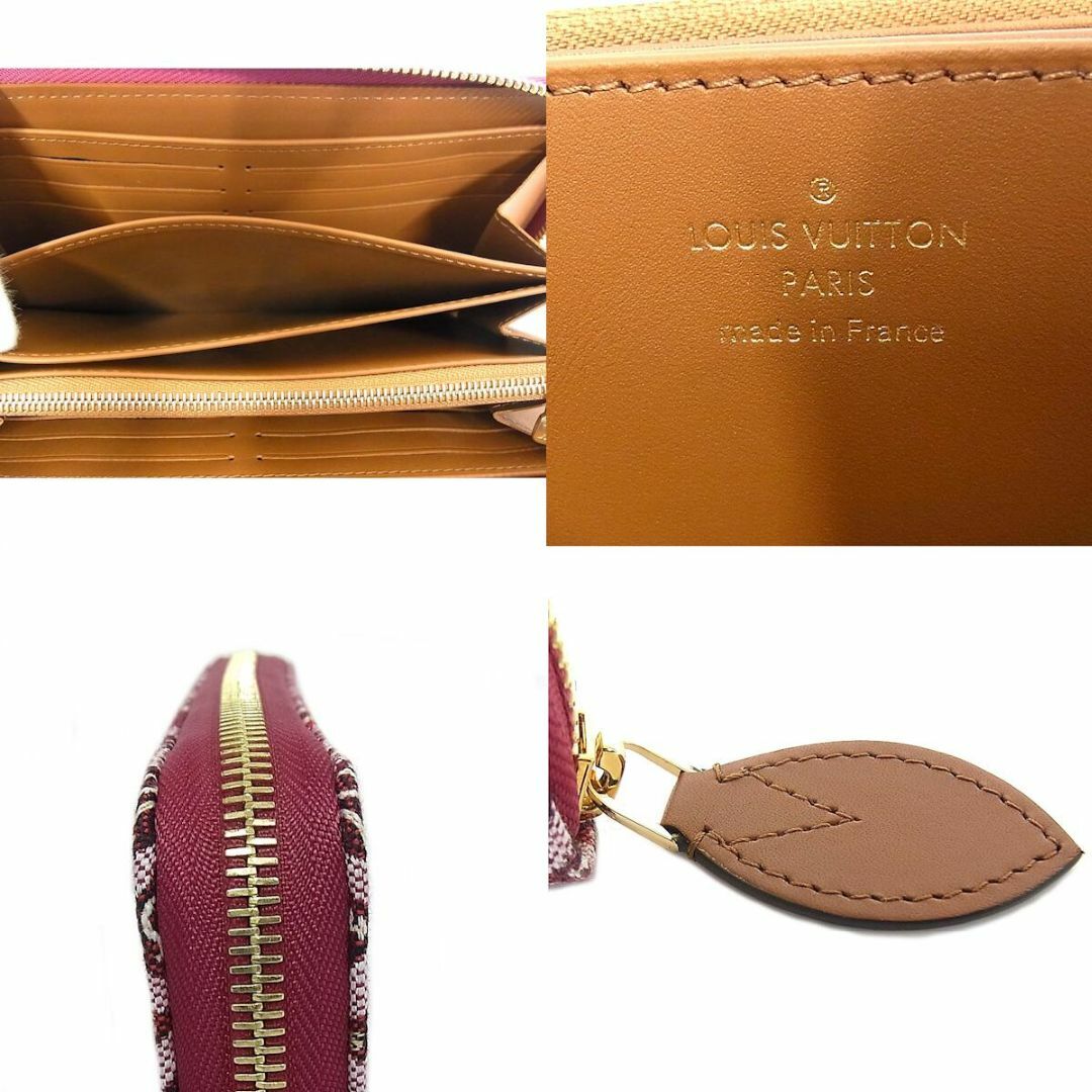 LOUIS VUITTON(ルイヴィトン)のルイヴィトン Louis Vuitton　2020AW モノグラム ジャガード Since 1854 ジッピーウォレット　M69994 長財布　ボルドー レディースのファッション小物(財布)の商品写真