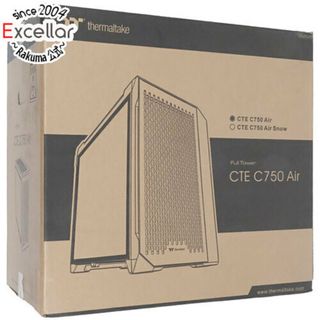 サーマルティク(thermaltake)のThermaltake　フルタワー型PCケース CTE C750 Air Black CA-1X6-00F1WN-00　ブラック(PCパーツ)