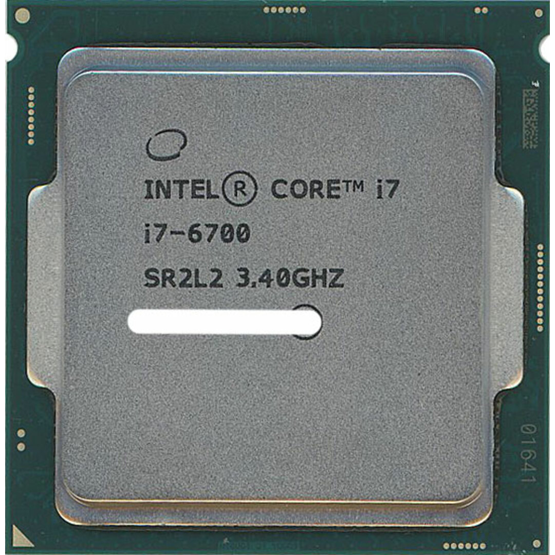 intel(インテル)のCore i7 6700　3.4GHz 8M LGA1151 65W　SR2L2 元箱あり スマホ/家電/カメラのPC/タブレット(PCパーツ)の商品写真
