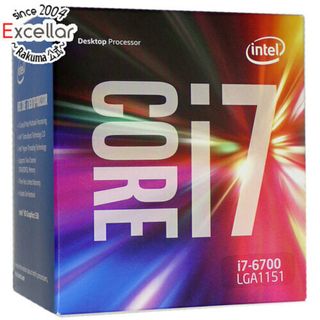 インテル(intel)のCore i7 6700　3.4GHz 8M LGA1151 65W　SR2L2 元箱あり(PCパーツ)