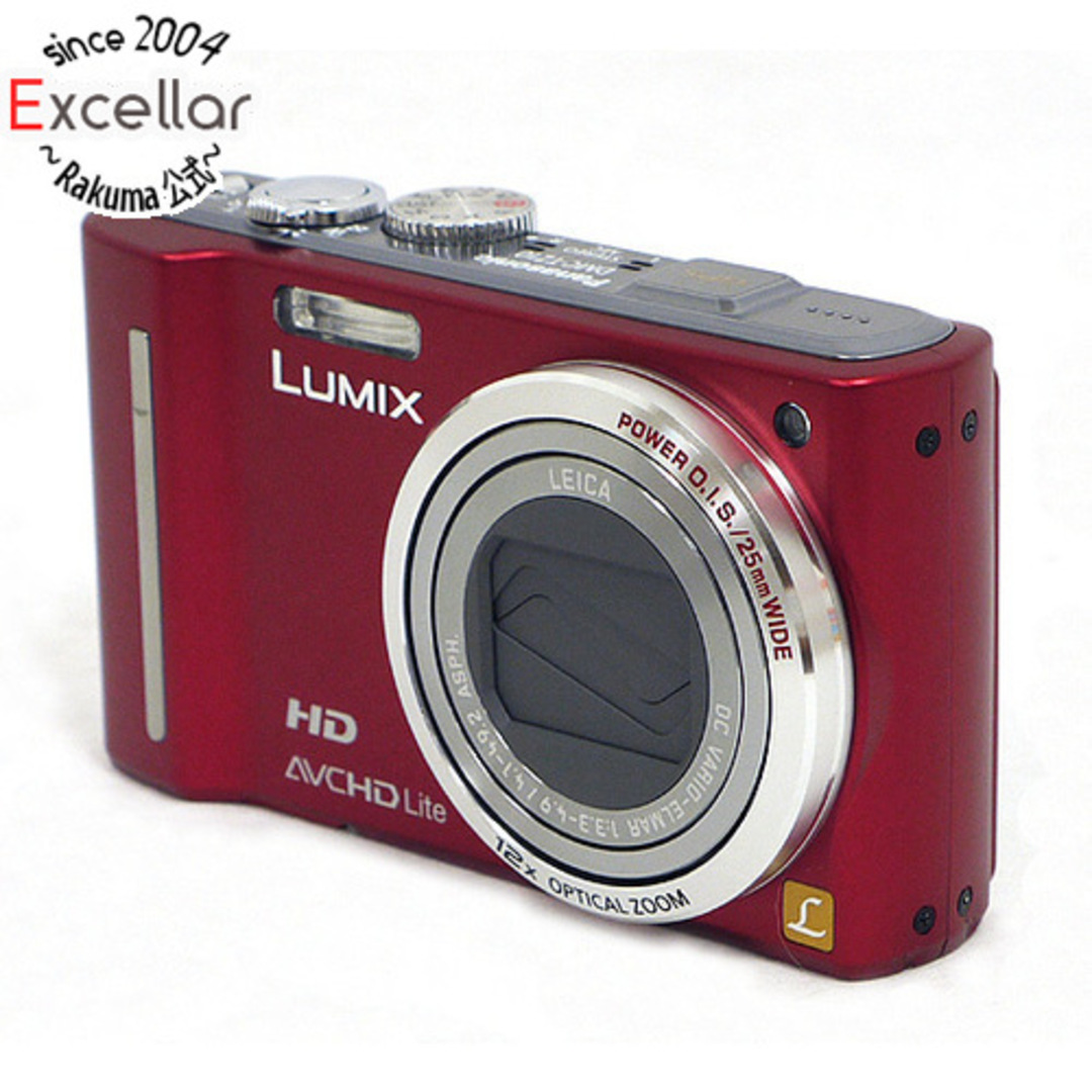 Panasonic(パナソニック)のPanasonic　LUMIX DMC-TZ10　レッド/1210万画素　液晶画面いたみ 元箱あり スマホ/家電/カメラのカメラ(コンパクトデジタルカメラ)の商品写真