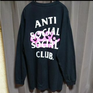 アンチソーシャルソーシャルクラブ(ANTI SOCIAL SOCIAL CLUB)のanti social social club × bish　ロンT　XLサイズ(Tシャツ/カットソー(七分/長袖))